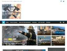 Tablet Screenshot of howtoprepper.com